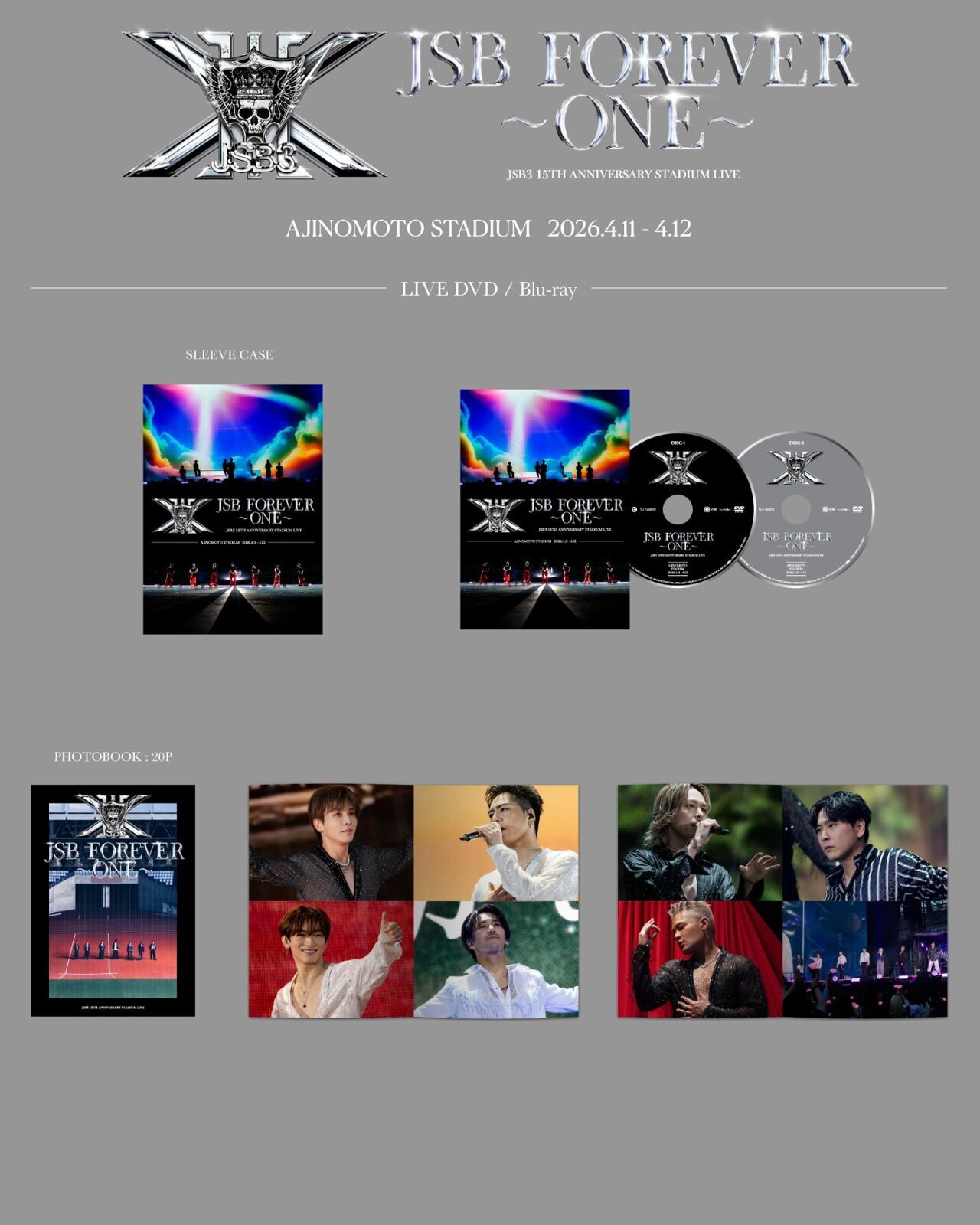 2026/8/26(水)Release!! LIVE DVD / Blu-ray Disc『三代目 J SOUL